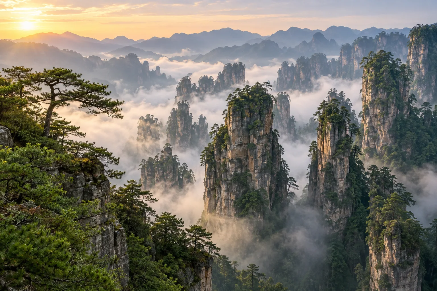 Among mountains & mist